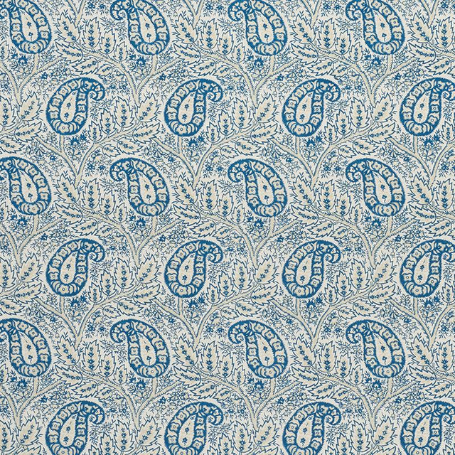 Schumacher Whittaker Paisley Indigo Fabric