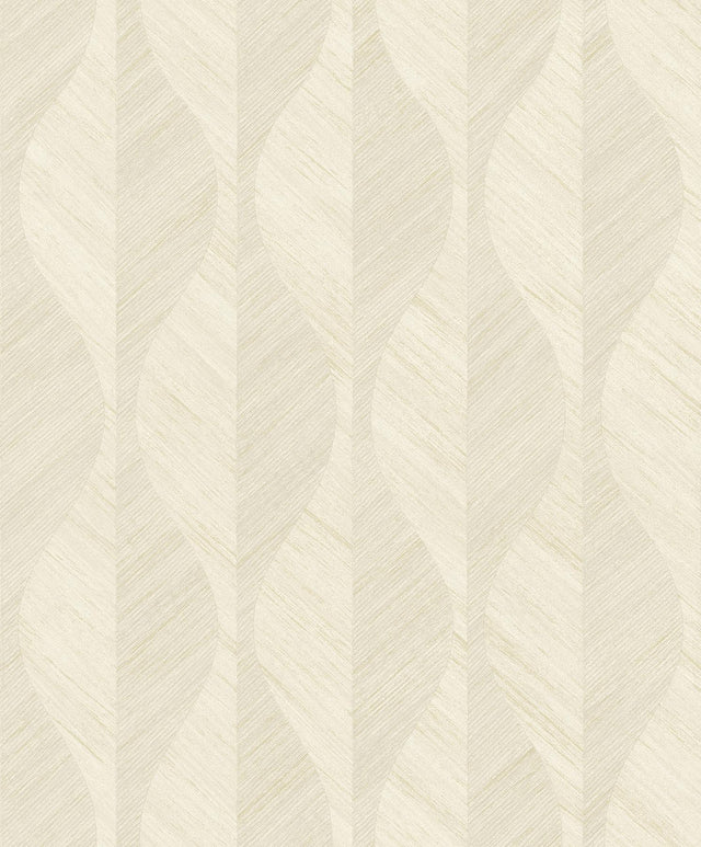 Brewster Home Fashions Oresome Cream Ogee Wallpaper