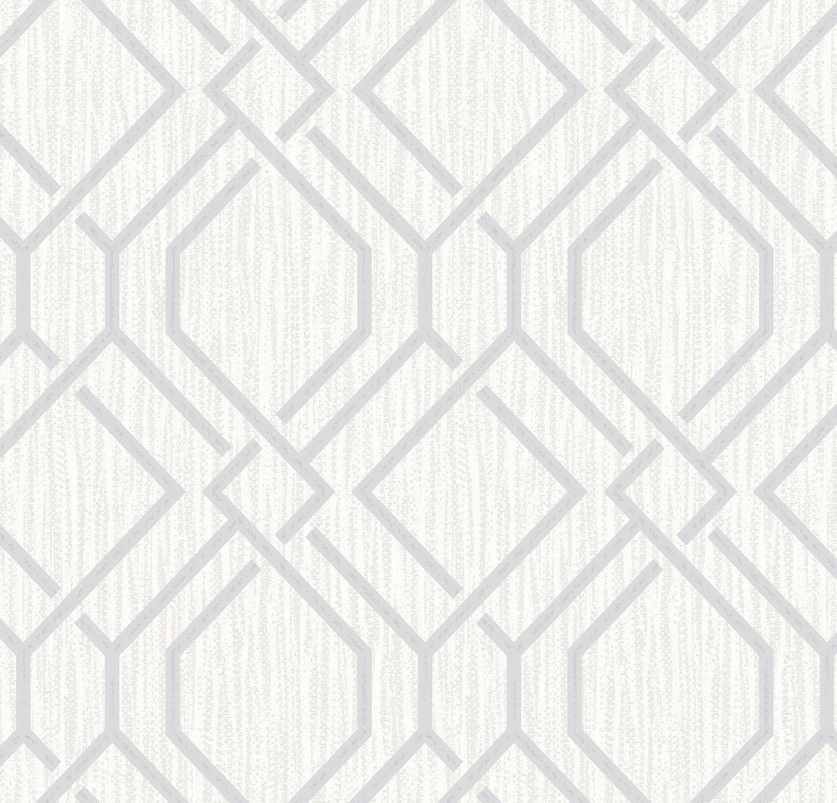 Brewster Home Fashions Frege Silver Trellis Wallpaper