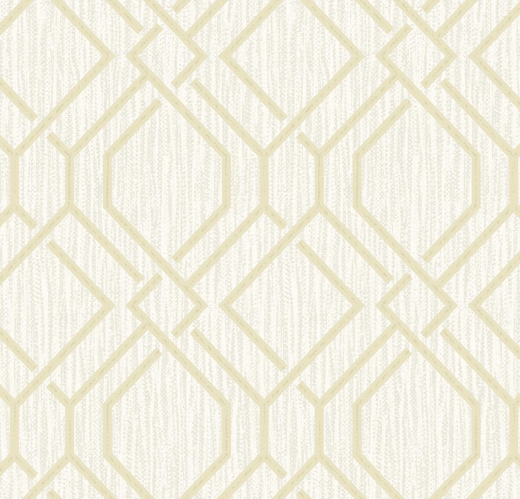 Brewster Home Fashions Frege Gold Trellis Wallpaper