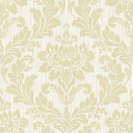 Brewster Home Fashions Galois Gold Damask Wallpaper
