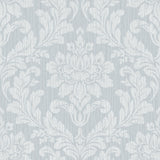 Brewster Home Fashions Galois Damask Light Blue Wallpaper