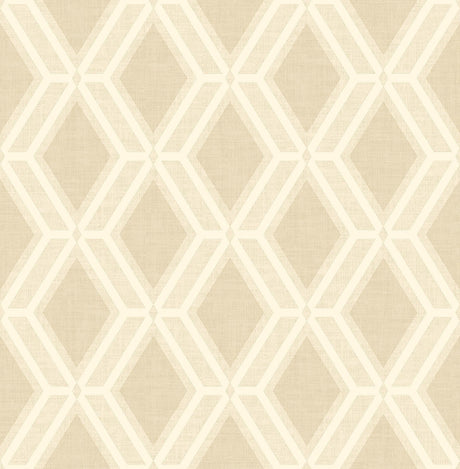 Brewster Home Fashions Mersenne Beige Geometric Wallpaper