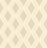 Brewster Home Fashions Mersenne Geometric Beige Wallpaper