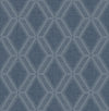 Brewster Home Fashions Mersenne Indigo Geometric Wallpaper