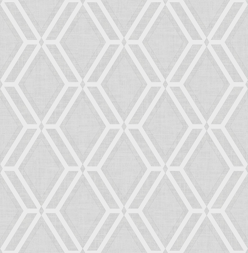 Brewster Home Fashions Mersenne Grey Geometric Wallpaper