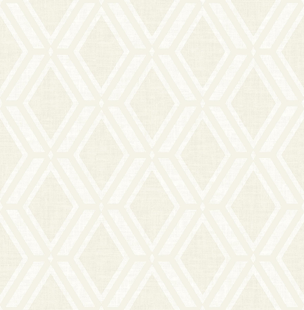 Brewster Home Fashions Mersenne Geometric Taupe Wallpaper