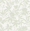 Brewster Home Fashions Riemann Green Floral Wallpaper