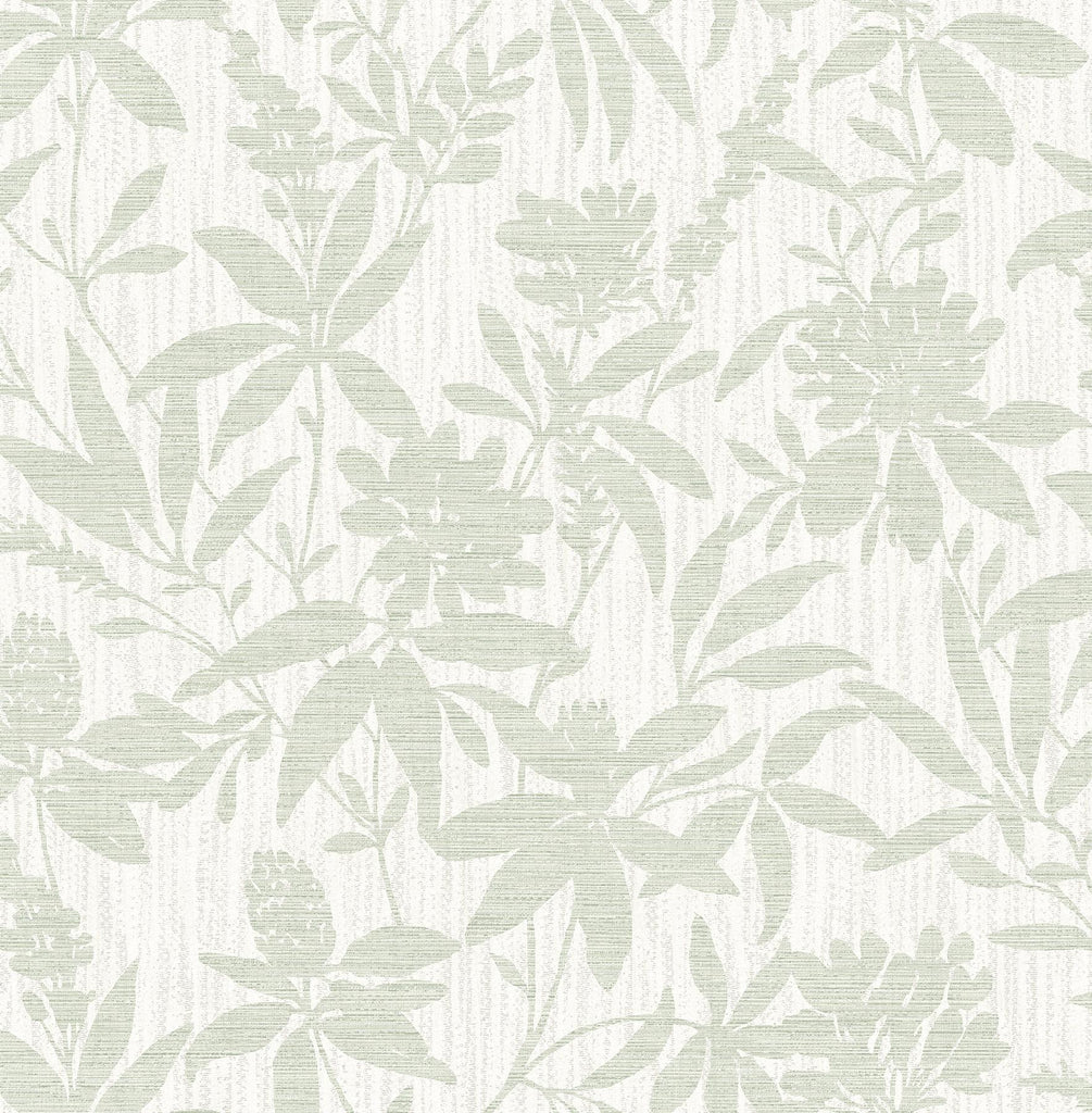 Brewster Home Fashions Riemann Floral Green Wallpaper