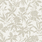 Brewster Home Fashions Riemann Beige Floral Wallpaper