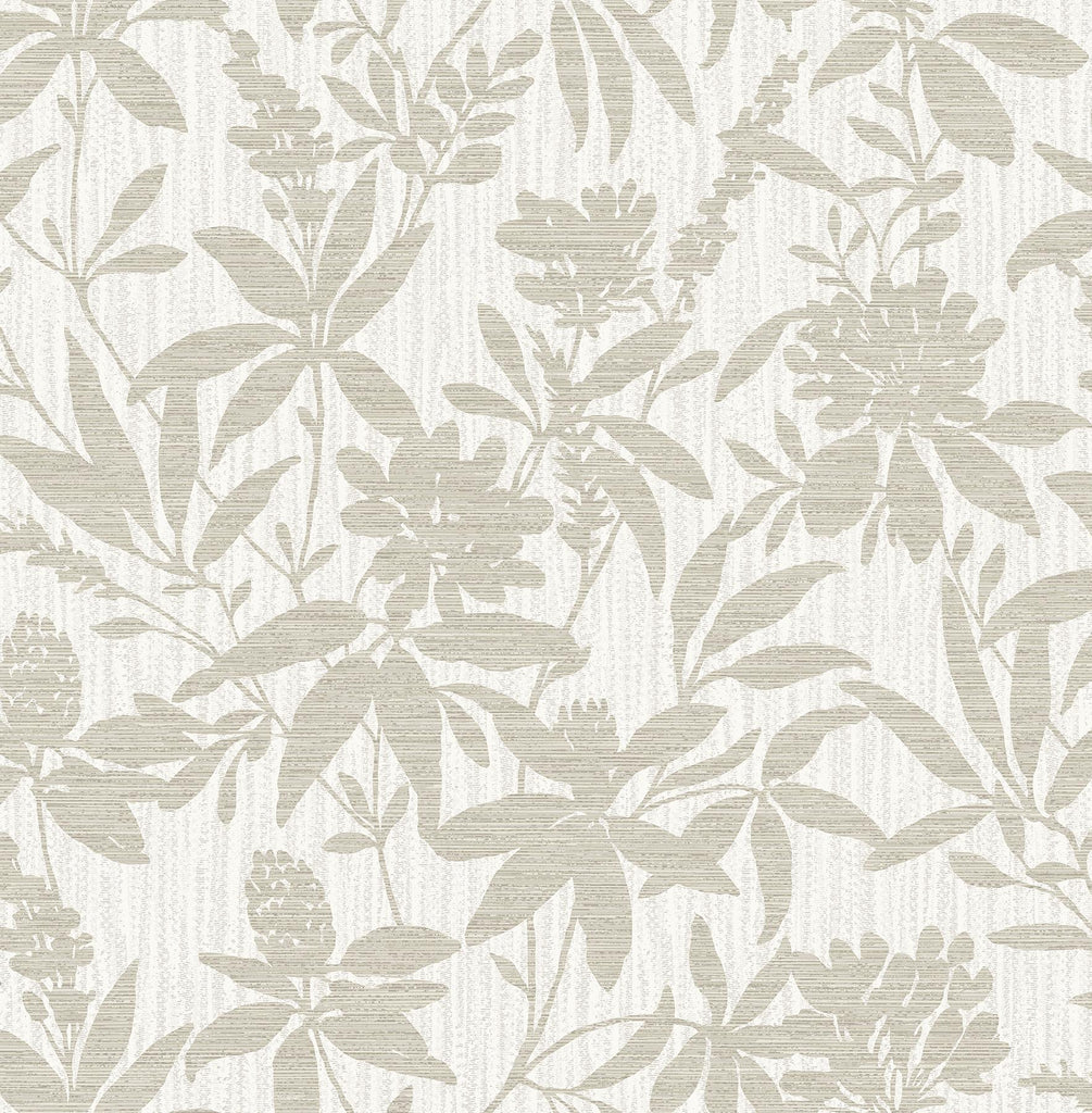 Brewster Home Fashions Riemann Floral Beige Wallpaper