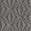 Brewster Home Fashions Monge Charcoal Geometric Wallpaper