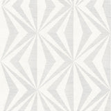 Brewster Home Fashions Monge Silver Geometric Wallpaper