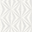 Brewster Home Fashions Monge Silver Geometric Wallpaper
