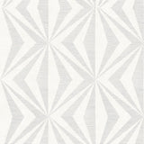 Brewster Home Fashions Monge Geometric Silver Wallpaper