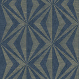 Brewster Home Fashions Monge Blue Geometric Wallpaper