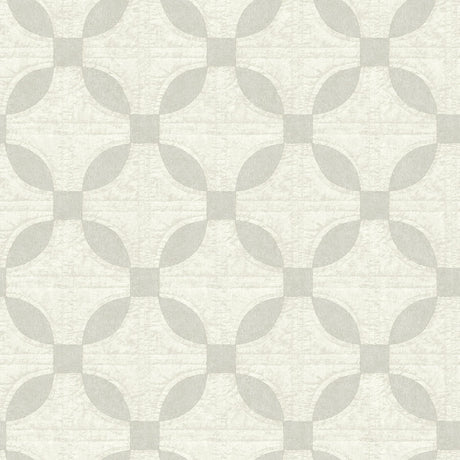 Brewster Home Fashions Justice Light Grey Quilt Wallpaper