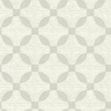 Brewster Home Fashions Justice Quilt Light Grey Wallpaper