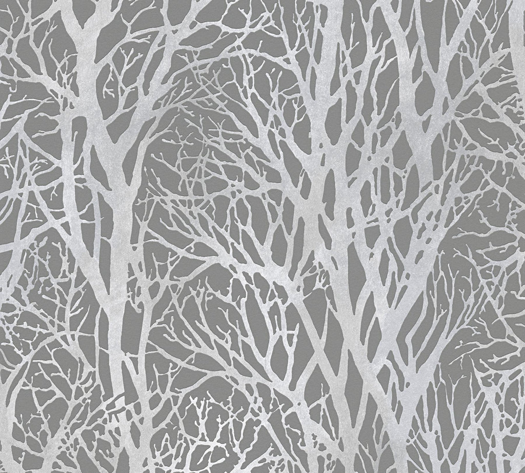 Brewster Home Fashions Yasuo Grey Tree Branch Wallpaper