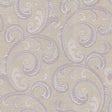Brewster Home Fashions Dauphine Purple Scroll Wallpaper