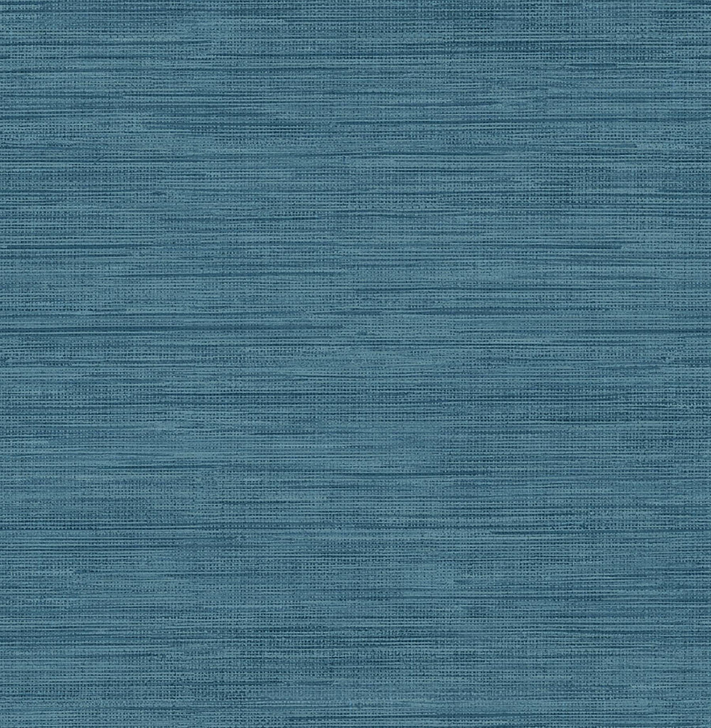 Brewster Home Fashions Sea Grass Blue Faux Grasscloth Wallpaper