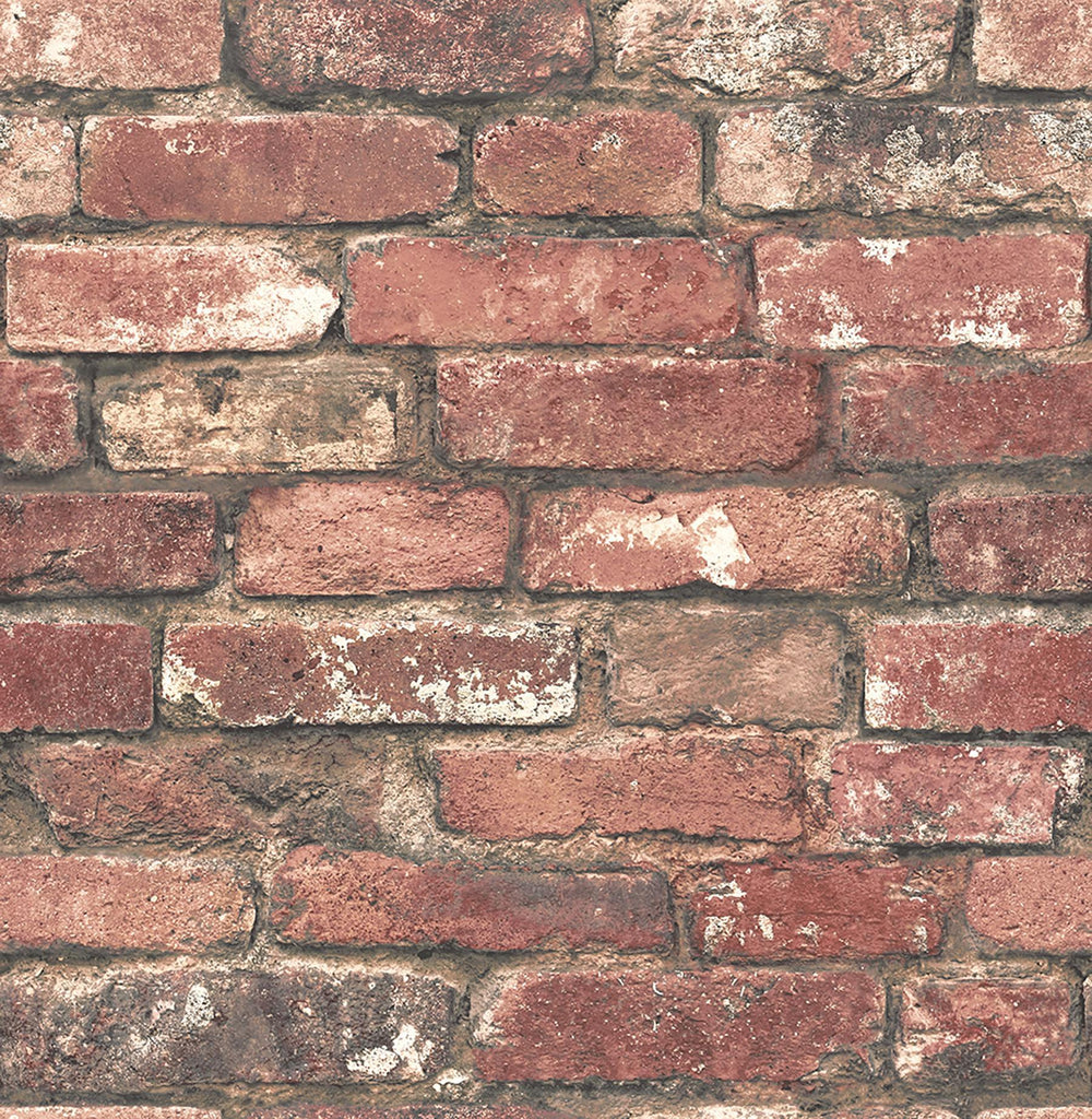 Brewster Home Fashions Loft Red Brick Wallpaper