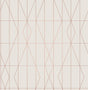 Brewster Home Fashions LeVeque Cream Deco Diamond Geo Wallpaper