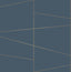 Brewster Home Fashions Fairmont Blue Deco Fracture Wallpaper