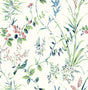 Brewster Home Fashions Mariko Green Botanical Wallpaper