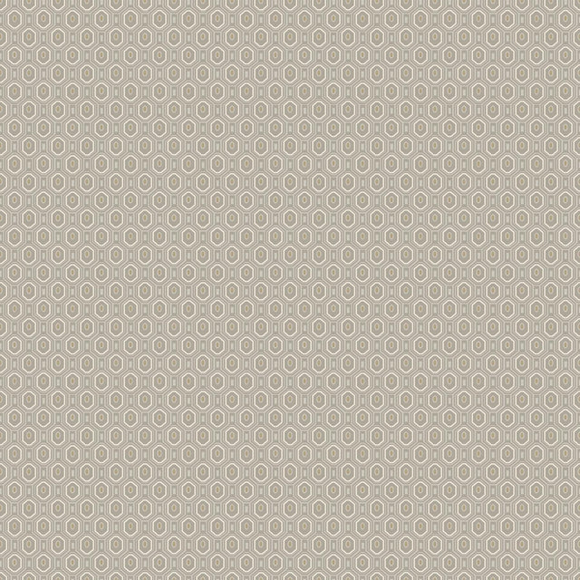 Brewster Home Fashions Ambassador Grey Geometric Wallpaper