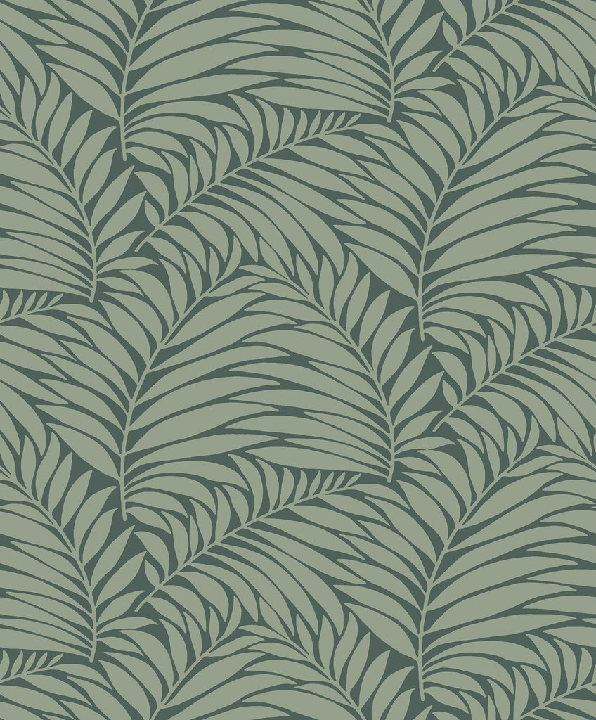 Brewster Home Fashions Myfair Olive Leaf Wallpaper