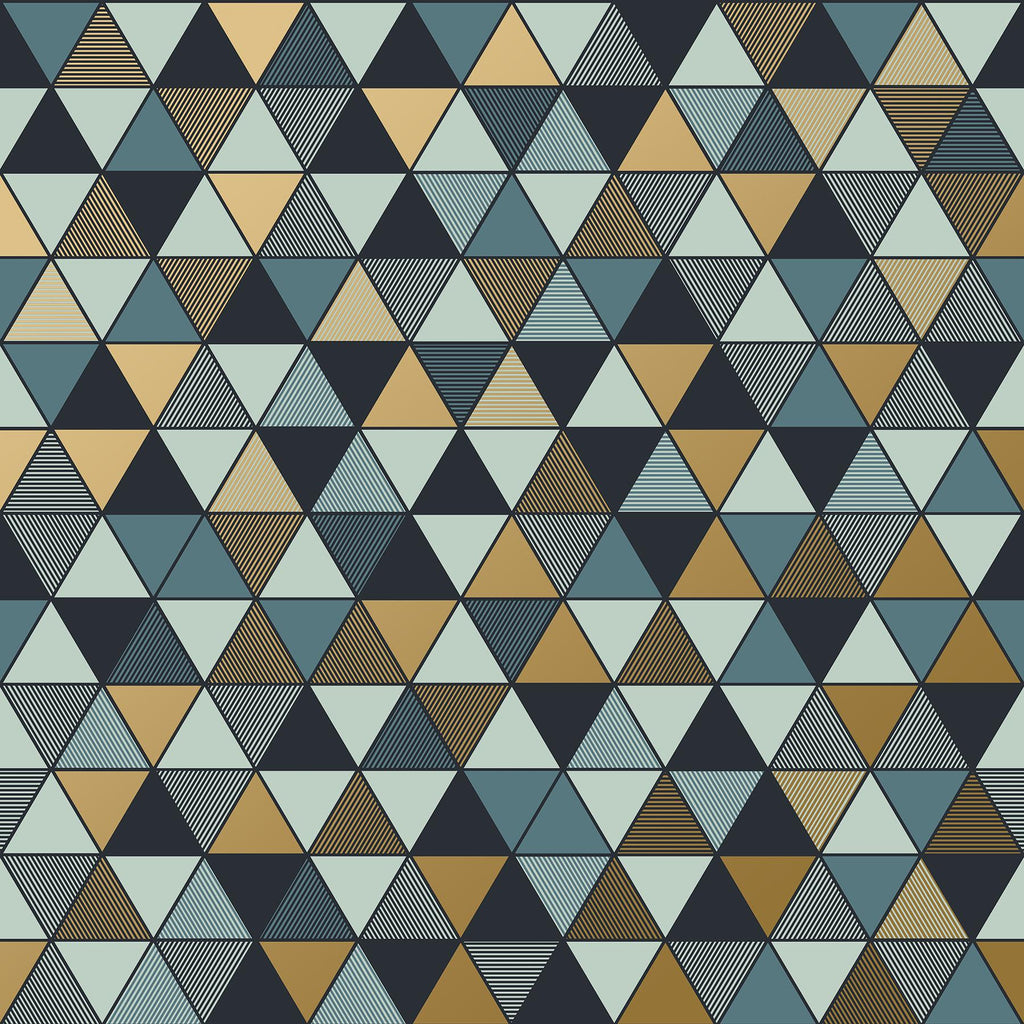 Brewster Home Fashions Triangular Geometric Multicolor Wallpaper