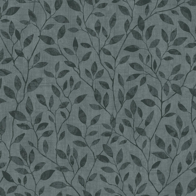 Brewster Home Fashions Willow Dark Grey Silhouette Trail Wallpaper