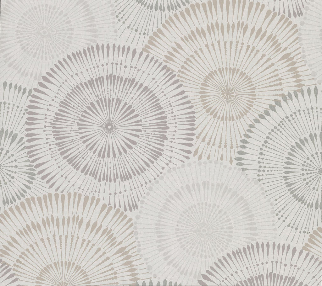 Brewster Home Fashions Howe Neutral Medallions Wallpaper