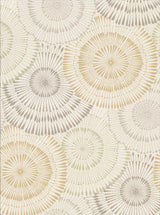 Brewster Home Fashions Howe Wheat Medallions Wallpaper