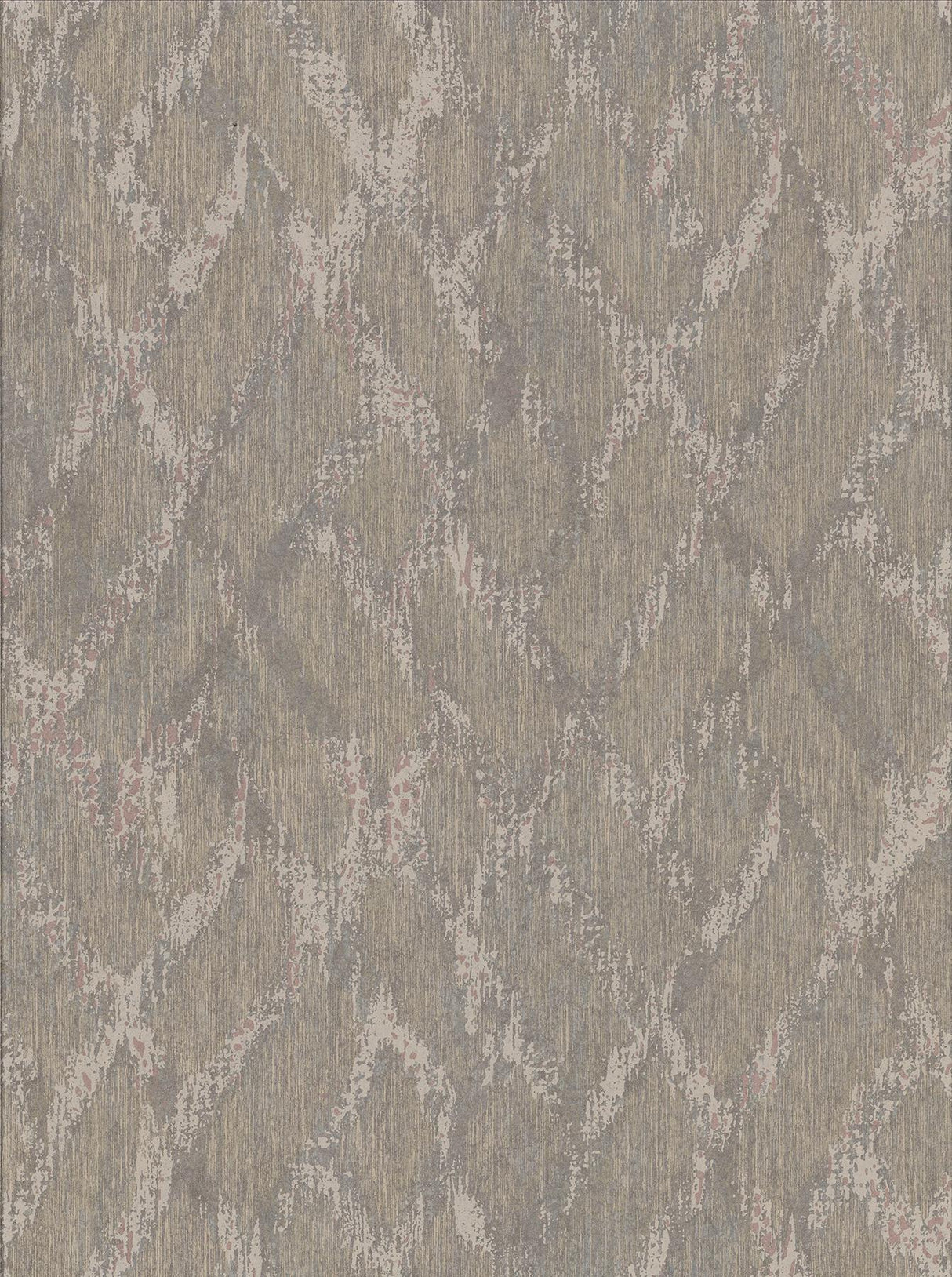Brewster Home Fashions Bunter Light Brown Distressed Geometric Wallpaper