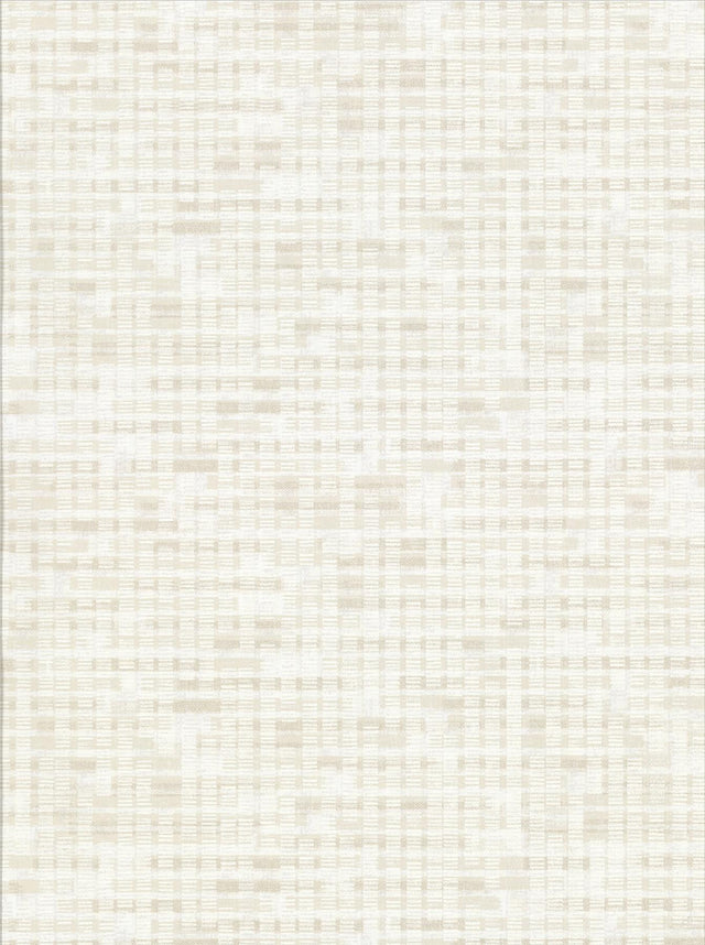 Brewster Home Fashions Clarice Cream Distressed Faux Linen Wallpaper
