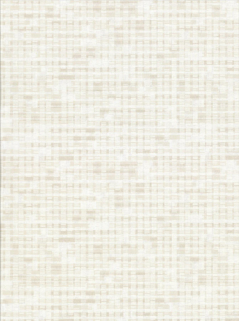 Brewster Home Fashions Clarice Distressed Faux Linen Cream Wallpaper