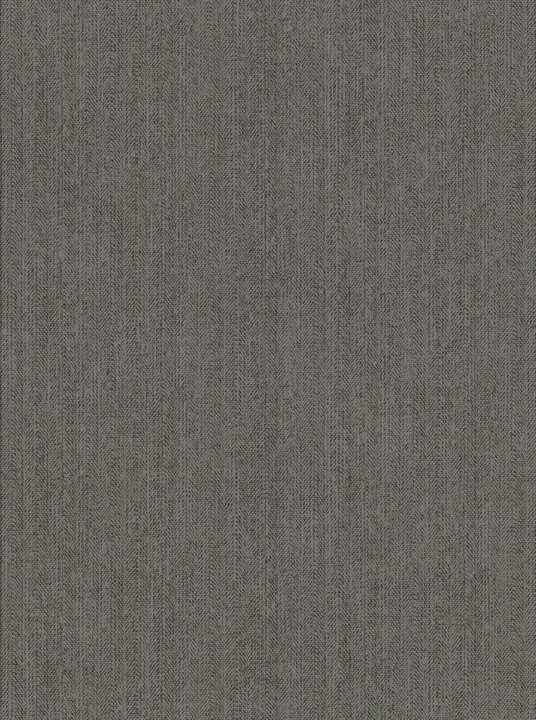 Brewster Home Fashions Holden Chevron Faux Linen Taupe Wallpaper