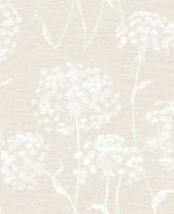 Brewster Home Fashions Horatio Cream Dandelion Wallpaper