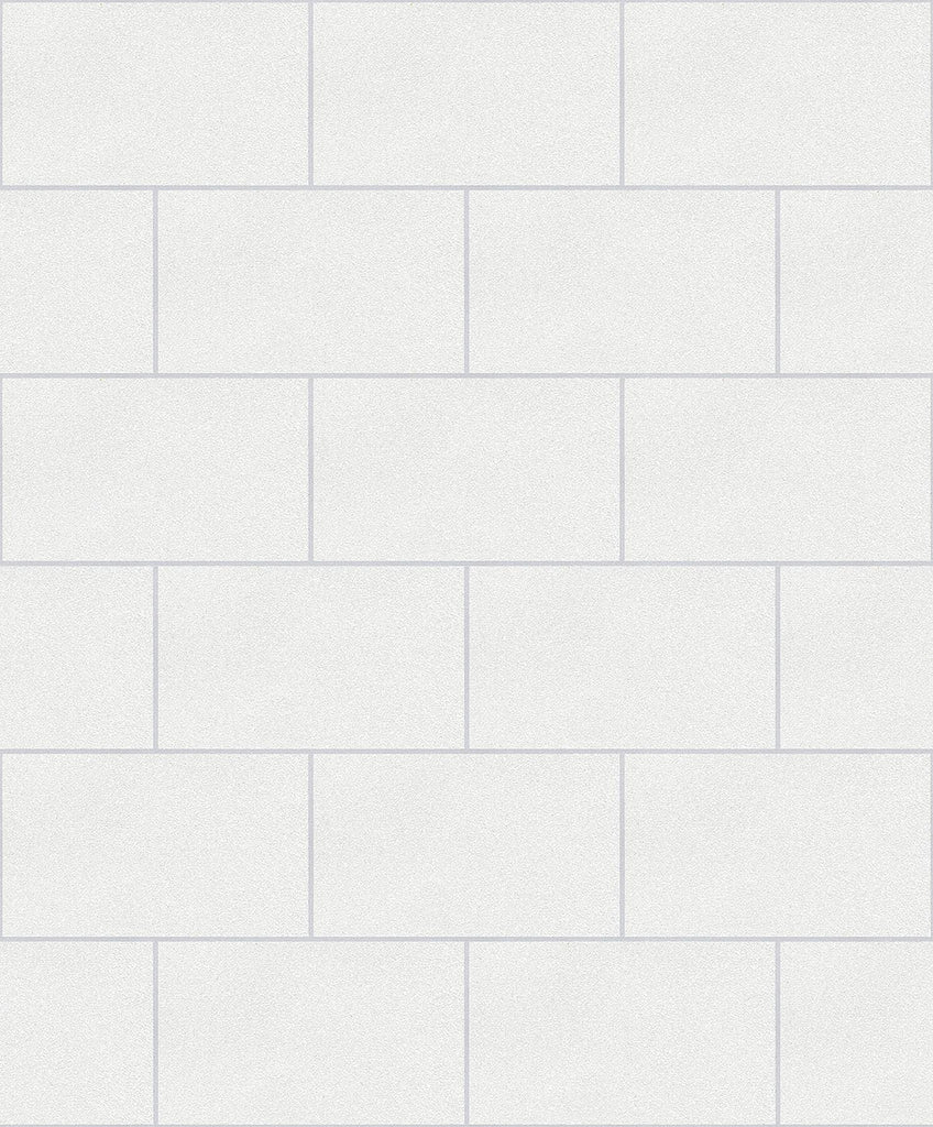 Brewster Home Fashions Angelo Ivory Subway Tile Wallpaper