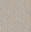 Brewster Home Fashions Mandara Taupe Trellis Wallpaper