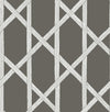Brewster Home Fashions Mandara Charcoal Trellis Wallpaper