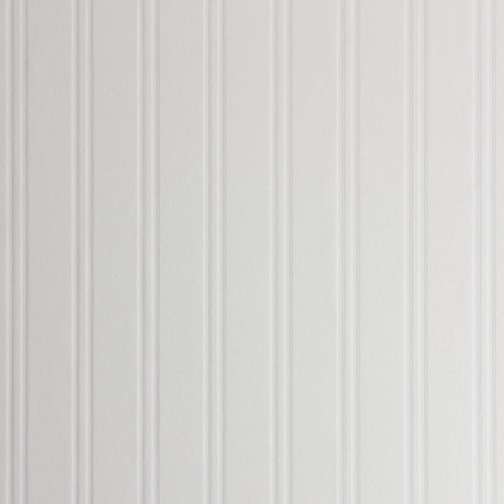 Brewster Home Fashions Murph White Beadboard Paintable Wallpaper
