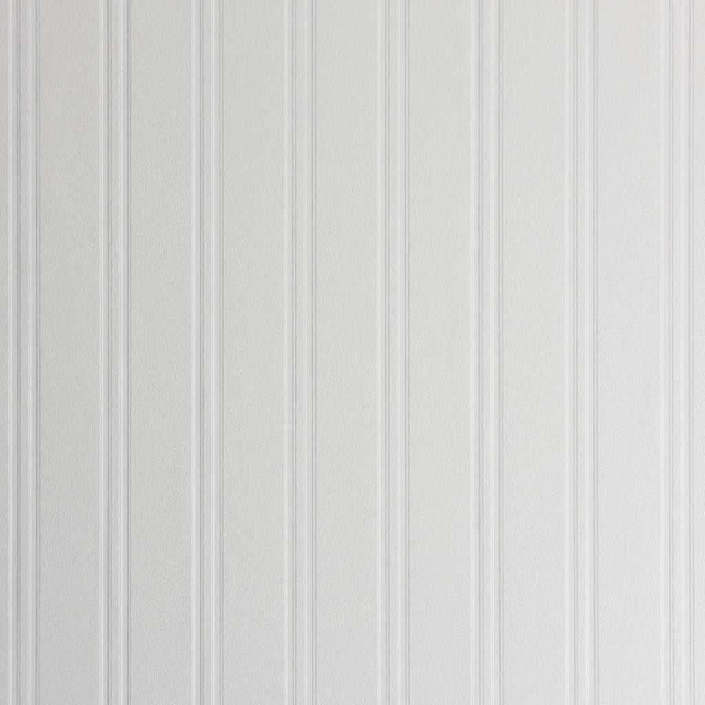 Brewster Home Fashions Murph White Beadboard Paintable Wallpaper