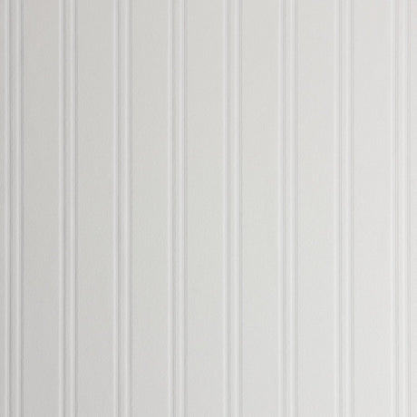 Brewster Home Fashions Murph Beadboard Paintable White Wallpaper