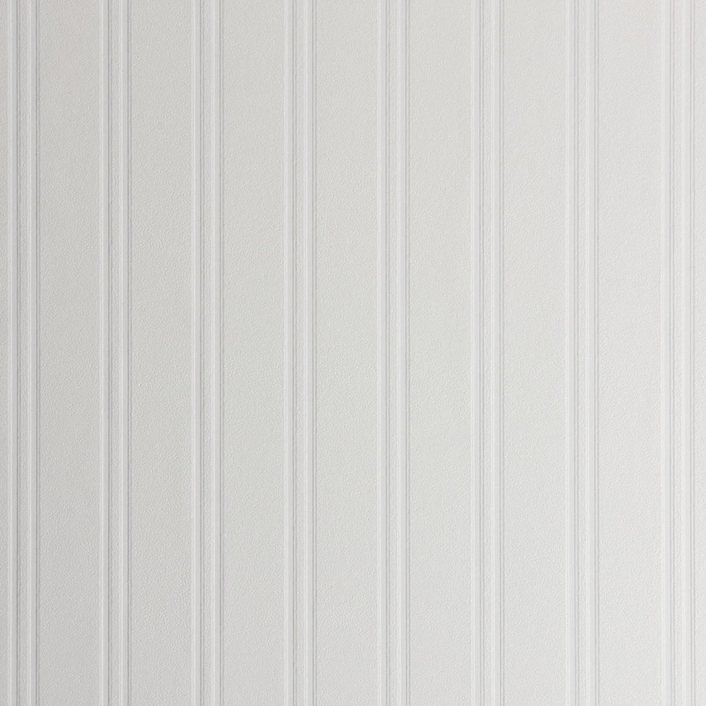 Brewster Home Fashions Murph Beadboard Paintable White Wallpaper