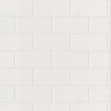 Brewster Home Fashions Galley White Subway Tile Paintable Wallpaper