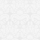 Brewster Home Fashions Jan Damask Paintable White Wallpaper