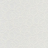 Brewster Home Fashions Artemisia White Circles Paintable Wallpaper